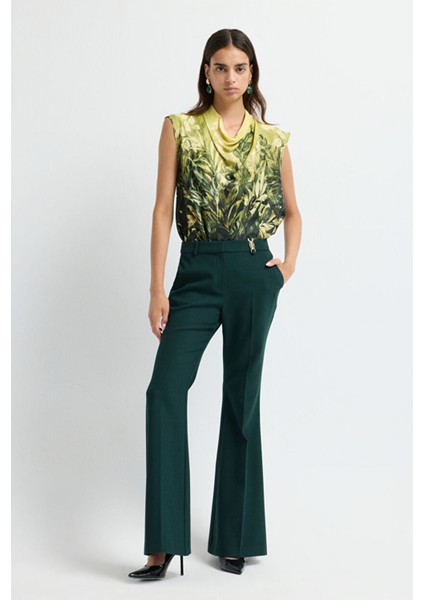 Ispanyol Paça Pantolon K.yesil 15342902005