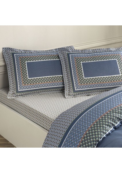 Serenya Saten Çift Kişilik Nevresim Takımı Mavi modelleri