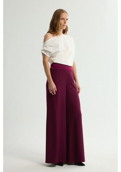 Geniş Paça Pantolon Murdum 153L9081001 fırsatları