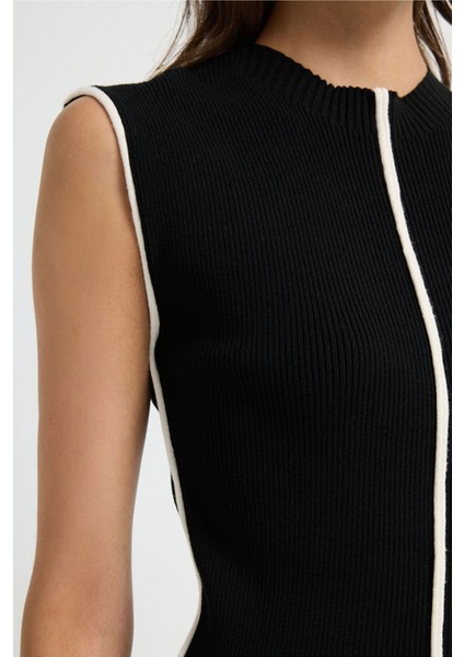 Kolsuz Triko Bluz Siyah 11544529001 fiyatları