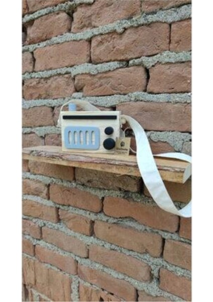 Doğal Ahşap Retro Çocuk Oyuncağı, Gri Renk, Dekoratif ve Askılı Tasarım fırsatları