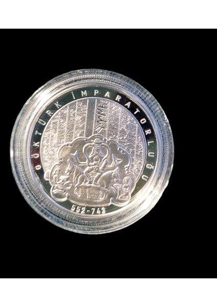 Türk Devletleri Serisi No.5 Göktürk Iparatorluğu Gümüş 2023 Sertifikalı Hatıra Parası fiyatları