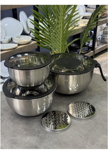 Focus Siyah 8 Parça Rendeli Karıştırma & Saklama Kabı fiyatları