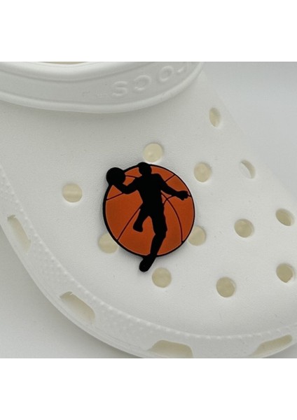 Terlik Süsü ve Aksesuarı , Çanta Süsü – Renkli Jibbitz Jordn Basket Görselli Figür Aksesuarı