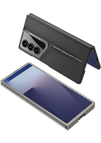Galaxy Z Fold 7 ile Uyumlu Kılıf Ultra Ince Kamera Korumalı Sert Rubber Procase Kapak (Siyah) fiyatları