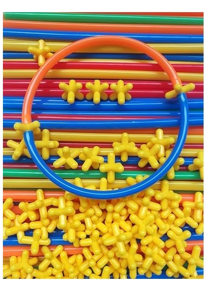 Süper Bambu Çubuklar 300 Parça Oyuncak Bambu Çubuk Eğitici Oyun modelleri