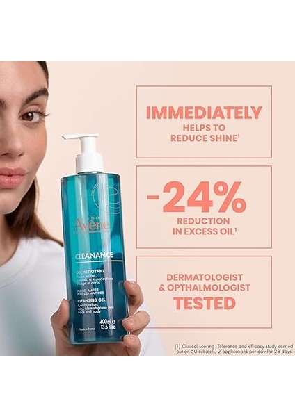 Cleansing Gel Yağlı ve Akneye Eğilimli Ciltler Için Matlaştırıcı Temizleme Jeli 400 ml fırsatları