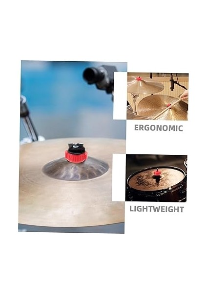 6 Adet Zil Somunu: Caz Davul Seti Için Plastik Hızlı Çıkarılabilir Davul Zil Aksesuarları Hafif Perküsyon Yedek Parçaları Gelişmiş Performans Için modelleri
