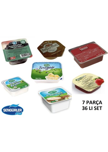 Kahvaltılık Piknik Set 7 Çeşit (36 Lı Set)