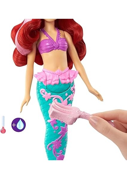 Prenses Muhteşem Renk Değiştiren Saçlı Deniz Kızı Ariel fırsatları