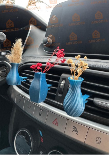 4'lü Set Araç İçi Dekorasyon Araç Süsü Mini Saksı fırsatları