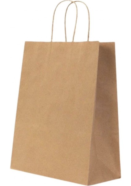 Naturel Kraft Çanta Küçük Boy 18X8X24 cm 25 Adet modelleri