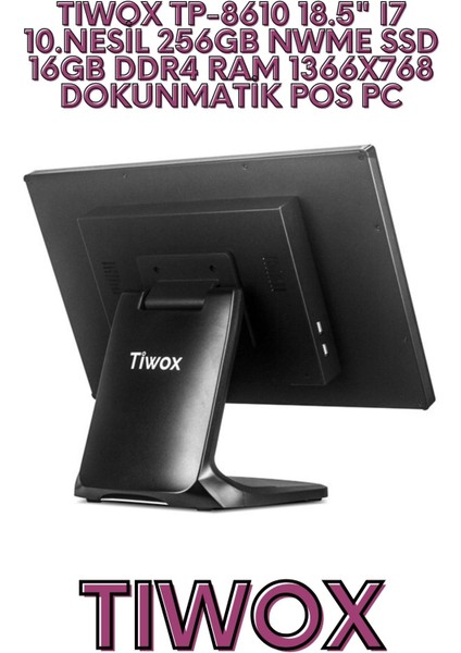 TP-8610 18.5" I7 10.NESİL 256GB NWME SSD 16GB DDR4 RAM 1366 indirimleri