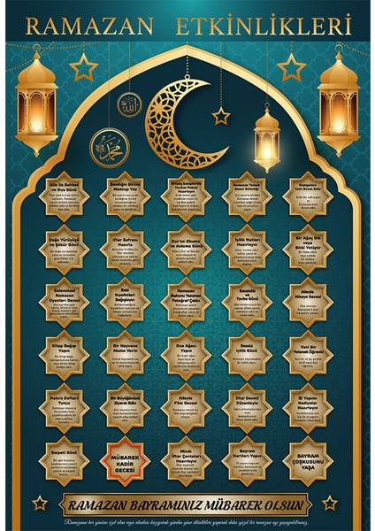 Ramazan Ayı Günlük Etkinlikler fiyatları