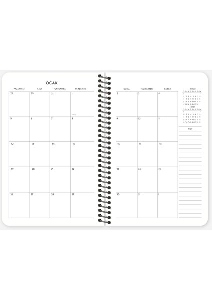 2026 Hisli Şeyler Takvimi & O Iş Bende Ajanda Seti