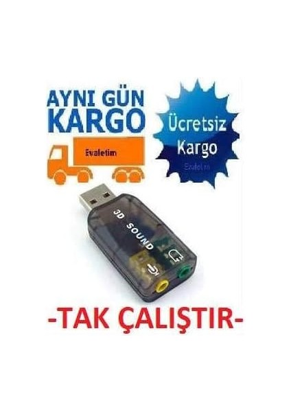 4504 5+1 Harici USB Ses Kartı 3.5mm Kulaklık Mikrofon Çevirici Dönüştürücü fiyatları
