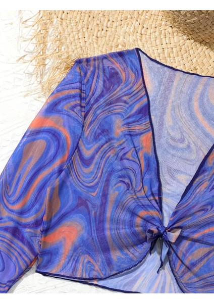 Mayo Bikini Takımı Etek Büstiyer Renkli Mavi Lacivert Renk Genç Kız Çocuk Plaj Giyim modelleri