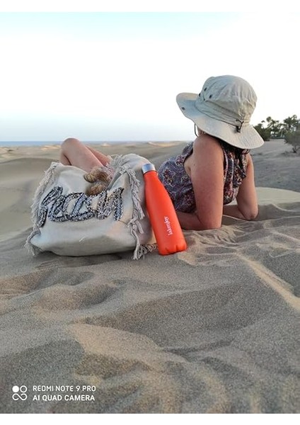 Çelik 18/8 Lakenjoy Termos Şişe 0,50L - Siyah fırsatları