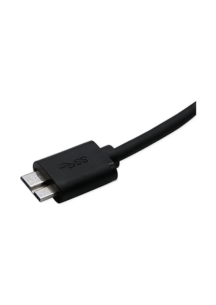 Type C To Micro B 3.0 Kablo 1 Metre Siyah Renk Hızlı Veri Aktarım Kablosu Micro B Harici Harddisk Kablosu fiyatları