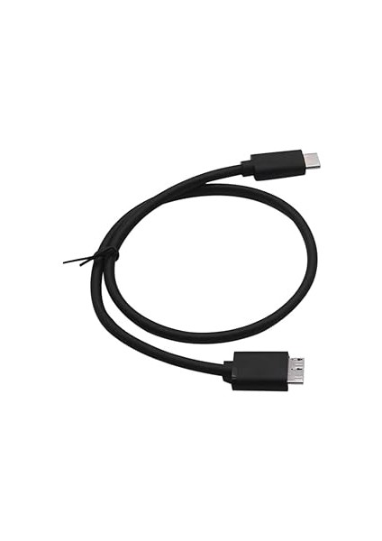 Type C To Micro B 3.0 Kablo 1 Metre Siyah Renk Hızlı Veri Aktarım Kablosu Micro B Harici Harddisk Kablosu indirimleri