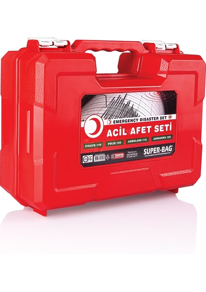 Büyük Boy Acil Afet Seti Deprem Yardım Seti (5332) fiyatları