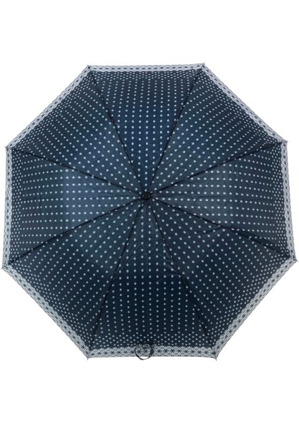 Otomatik Açılır 8 Telli 2 Katlamalı Kadın Şemsiyesi Rüzgara Dayanıklı Kırılmaz Portatif CV26L10