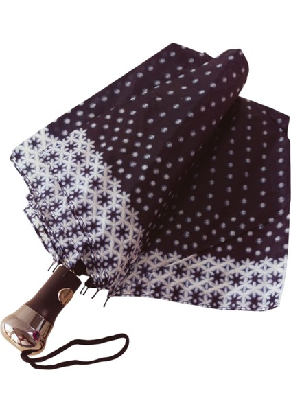 Otomatik Açılır 8 Telli 2 Katlamalı Kadın Şemsiyesi Rüzgara Dayanıklı Kırılmaz Portatif CV26L10 fırsatları