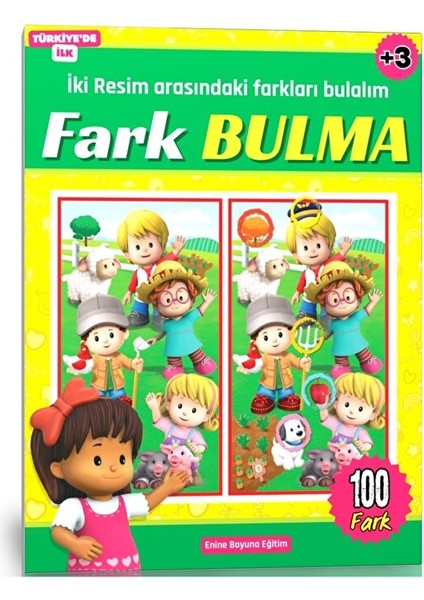 Fark Bulma Kitabı (100 Tam Sayfa Bulmaca)