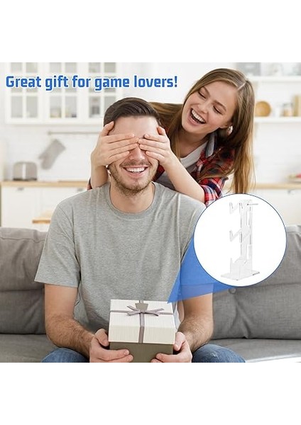 Oyun Denetleyicisi Tutucu, Oyun Kulaklığı ve Denetleyici Standı, Kulaklık Askısı, Kulaklık Askısı, Evrensel Oyun Denetleyici Rafı, Çıkarılabilir Kulaklık Düzenleyici, Akrilik, 3 Katmanlar fırsatları