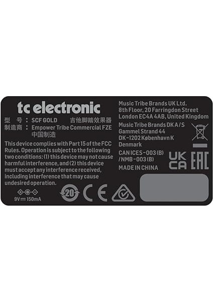 Electronic T.c Stereo Chorus Flanger Pedal Scf Altın, Siyah indirimleri