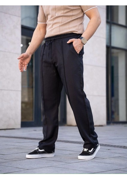 Mdb Erkek Keten Cepli Çıma Dikişli Jogger Buggy Pantalon Rahat Kalıp Iyah modelleri