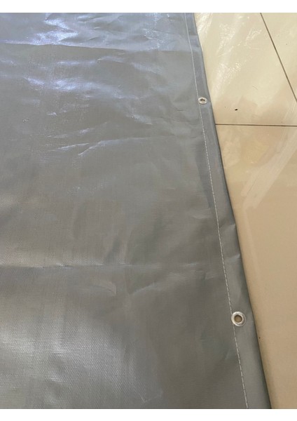 Gri Su Geçirmez Kapsüllü Balkon, Gölgelik Çadır Brandası Uv Katkılı Güneşten Koruma Dokuma Branda modelleri