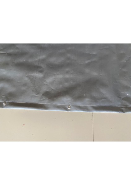 Gri Su Geçirmez Kapsüllü Balkon, Gölgelik Çadır Brandası Uv Katkılı Güneşten Koruma Dokuma Branda fırsatları