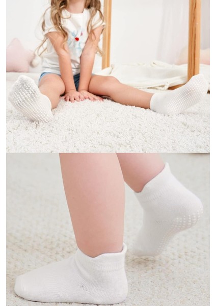 6lı Sneakers Kaymaz Penye Çorap 20102 Toprak indirimleri