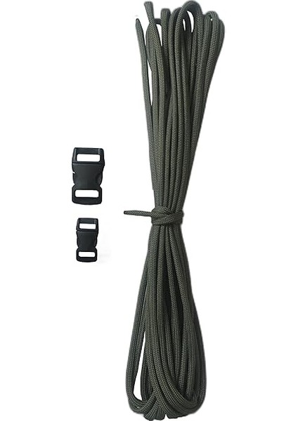 550 4mm 7 Çekirdek Outdoor Bileklik Çadır Kamp Ipi 10 Metre Haki fiyatları