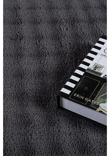 Home Antrasit Bubble Peluş Halı - Yumuşak, Kaymaz Tabanlı, Makinede Yıkanabilir Salon Halısı (Farklı Boy Seçenekleri) (100X300) fırsatları