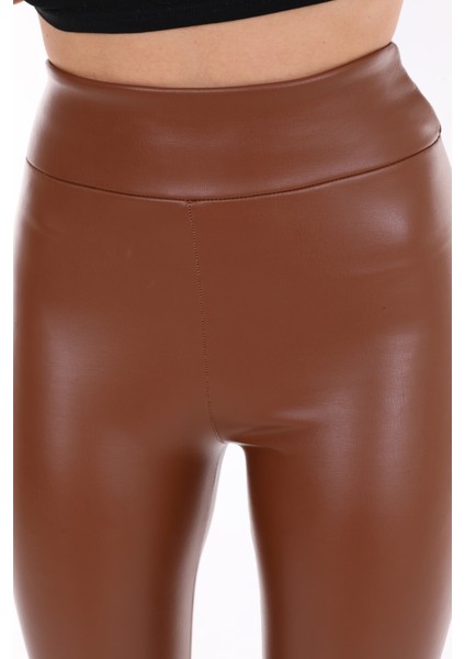 Suni Deri Tayt Taba Rengi fiyatları