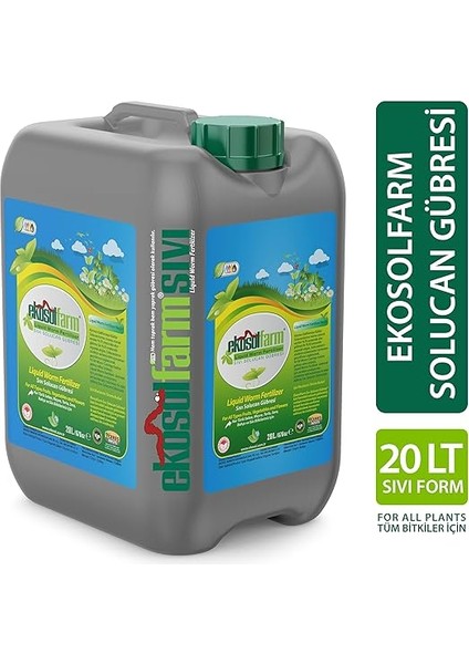 Sıvı Solucan Gübresi 20 Lt. Organik Gübre fiyatları