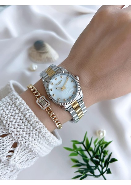 Çelik Kordonlu 3 Atm Suya Dayanıklı Kadın Kol Saati VS.BLKT.0644 fiyatları