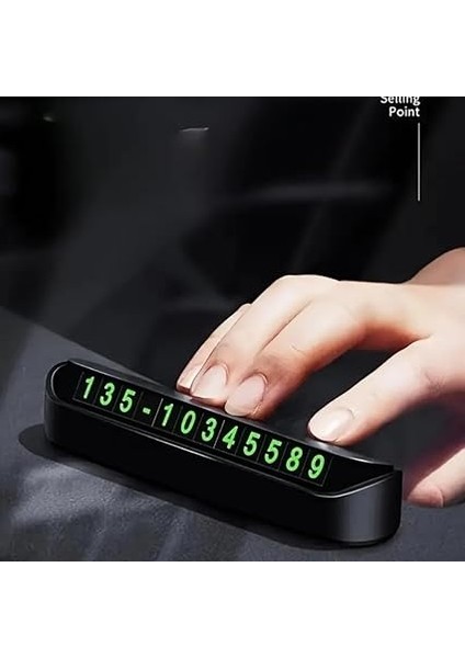 Fosforlu Araç Park Numaratörü - Açılır Kapanır Torpido Üstü Araç Içi Numaratör, Şık ve Pratik Tasarım fırsatları