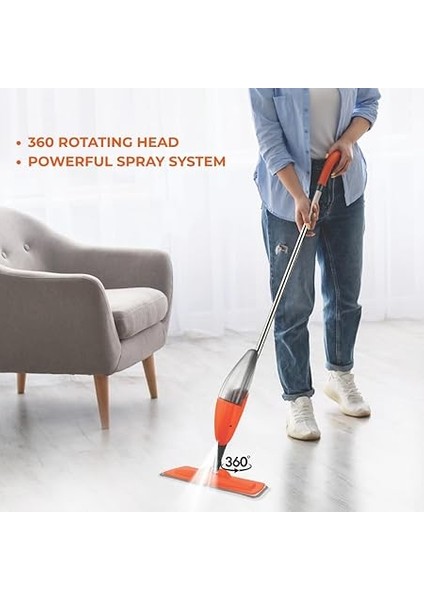 Flash Sprey Mop Su Püskürtmeli Temizlik Seti fırsatları
