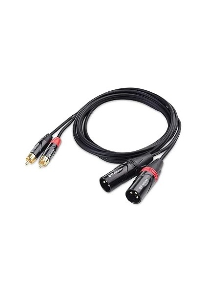 Matters Çift Rca - Xlr Dengesiz Ara Bağlantı Kablosu 6 Ft, 2 Rca - Xlr Erkek Kablo (Çift Xlr - Rca Kablosu) - 6 Ayak modelleri