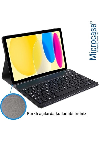 iPad 10.nesil 10.9 Inch 2022 Bluetooth Klavyeli Standlı Kılıf - Bkk1 fırsatları
