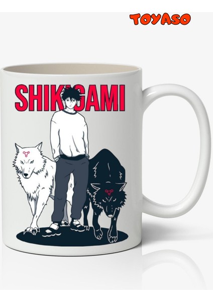 Jujutsu Kaisen Shikigami Anime Temalı Beyaz Kupa Bardak Sevgiliye Arkadaşa Hediye