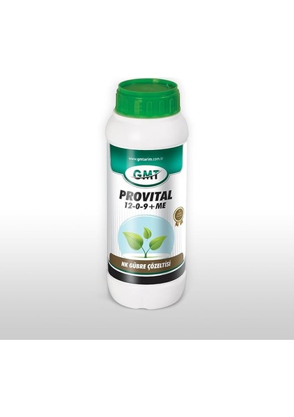 Provital 12-0-9 + Me 1 Lt (Nk Gübre Çözeltisi)