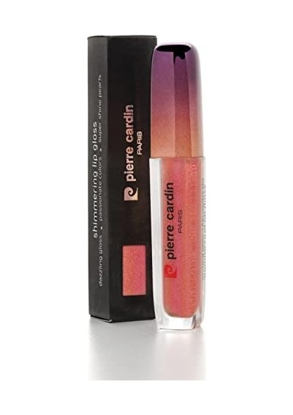 Pierre Cardin Shimmering Lipgloss Sedefli Parlak Likit Ruj Şeftali Pembesi 5ml
