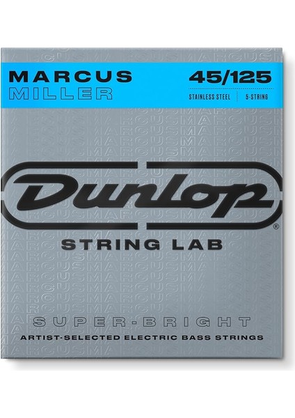 Dunlop DBMMS45125 Marcus Miller Super Bright Bas Gitar Teli (45-125)
