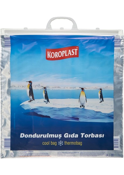 Koroplast Dondurulmuş Gıda Torbası 50X52 Cm, Üç Katlı Isı Yalıtımlı Saplı Saklama Torbası, Bpa Içermez, Uzun Mesafe Taşıma Kolaylığı, Dondurulmuş Gıda Saklama Poşeti, Koku Hapsi, Isı Yalıtımlı Çanta fiyatları