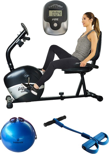 MK690 Pro Yatay Kondisyon Bisikleti + HB70 Pilates Topu 65 cm + YB65 Fonksiyonel Vücut Çalıştırıcı