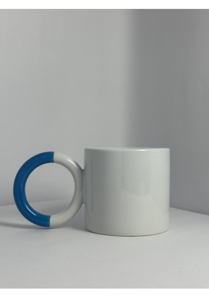 Daire Kulplu Kişiye Özel Tasarım Porselen Kupa | Yelkovan Studio indirimleri